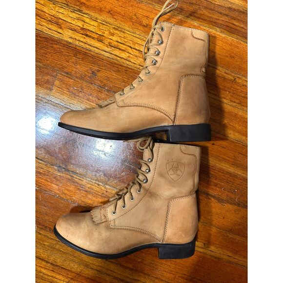 ARIAT A-1 Competitor Women's Western Boots Size 6.5 Lace-Up Leather Cowg… - Picture 7 of 10